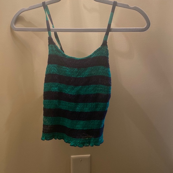 Green and navy Hollister tank - Picture 1 of 1